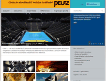 Tablet Screenshot of peutz.fr