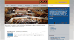 Desktop Screenshot of peutz.nl